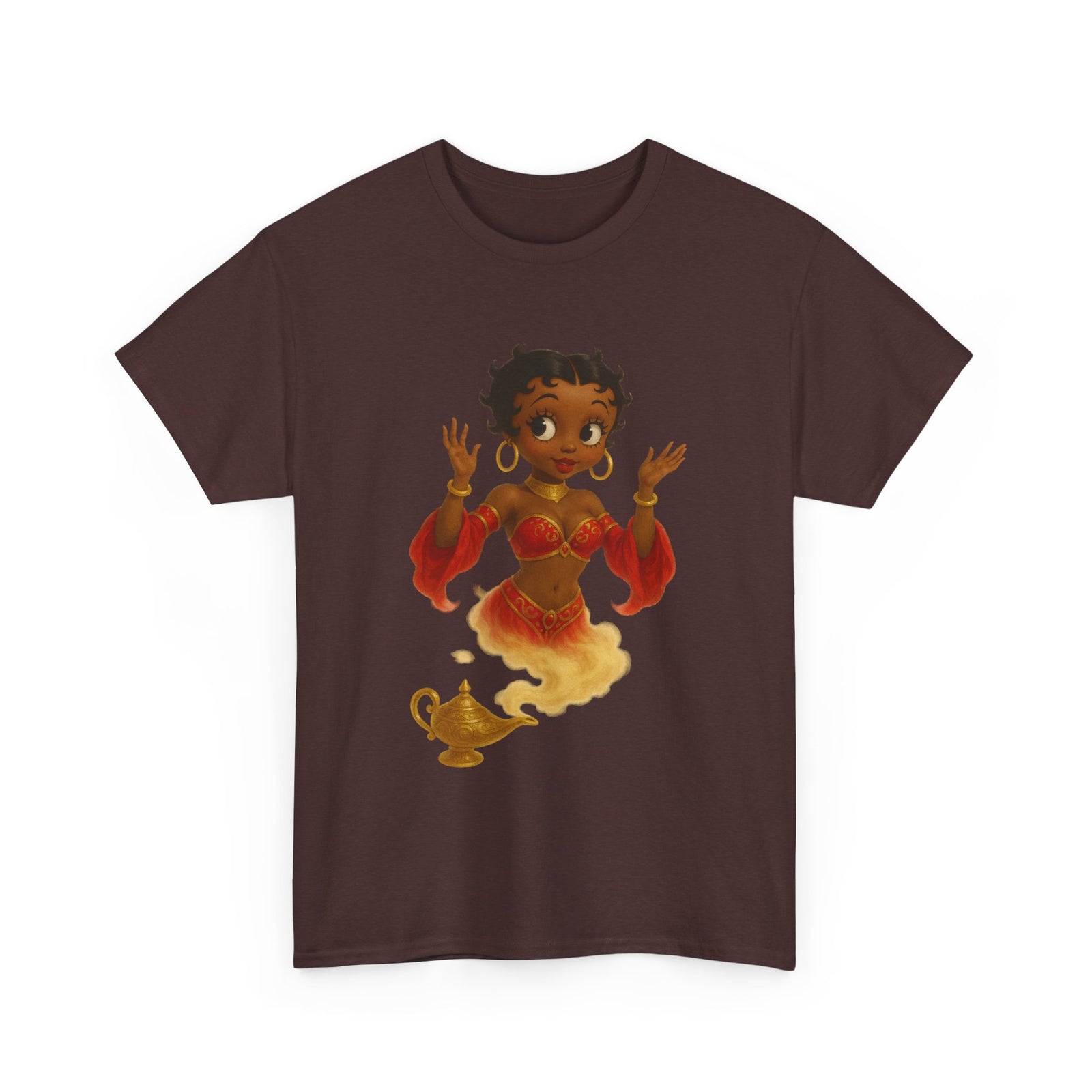 Magic Genie Unisex Heavy Cotton Tee - Whimsical Character Design