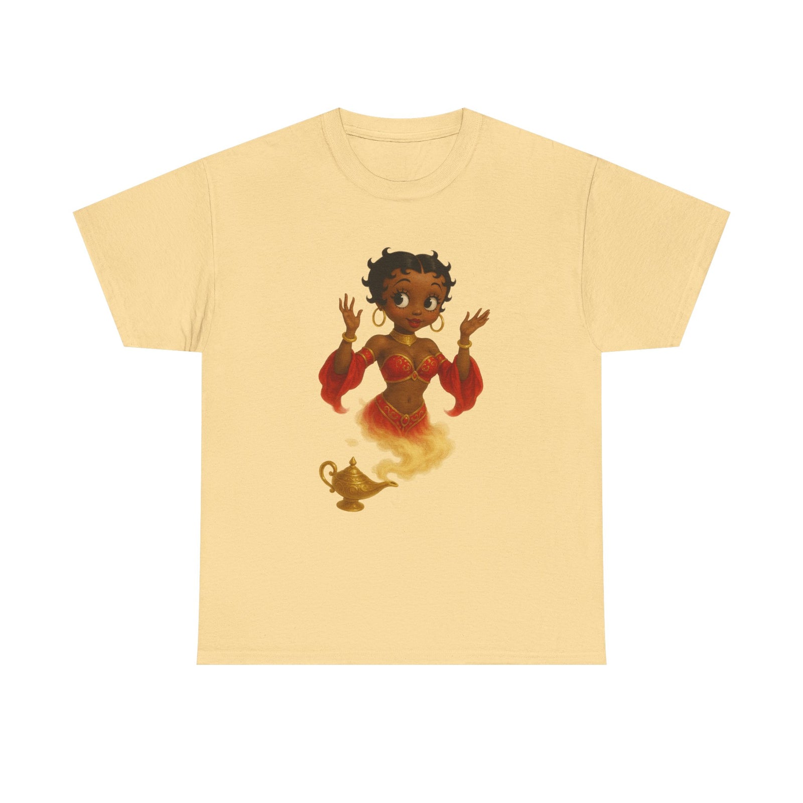 Magic Genie Unisex Heavy Cotton Tee - Whimsical Character Design