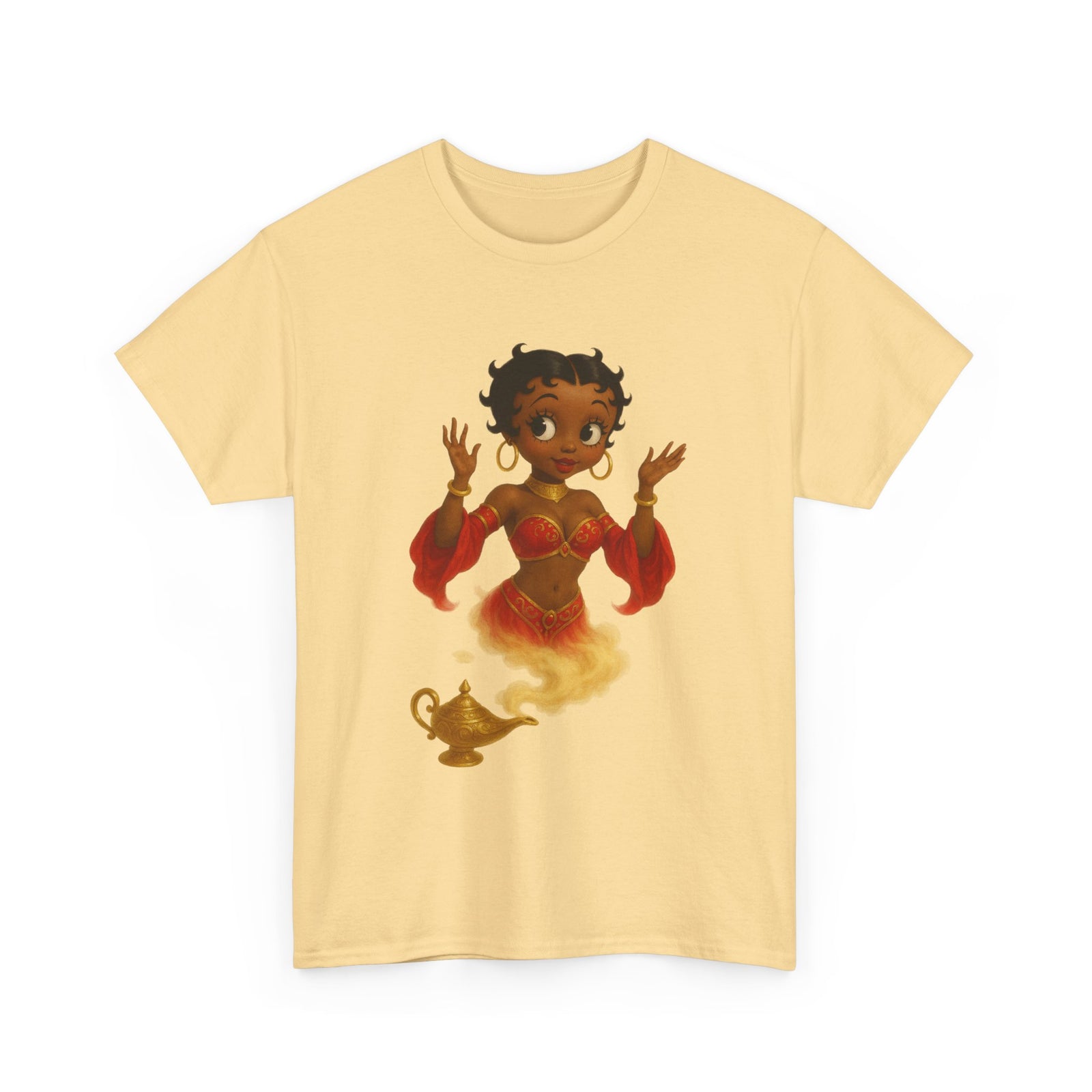 Magic Genie Unisex Heavy Cotton Tee - Whimsical Character Design