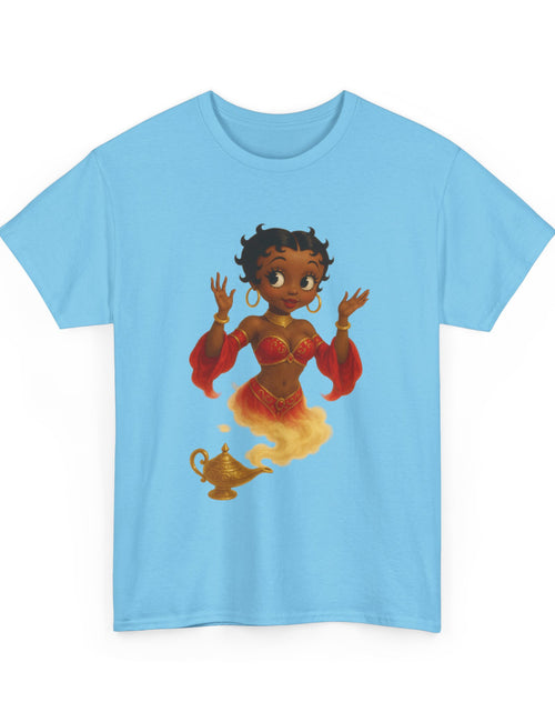 Load image into Gallery viewer, Magic Genie Unisex Heavy Cotton Tee - Whimsical Character Design
