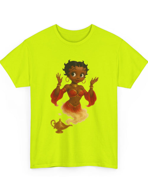 Load image into Gallery viewer, Magic Genie Unisex Heavy Cotton Tee - Whimsical Character Design
