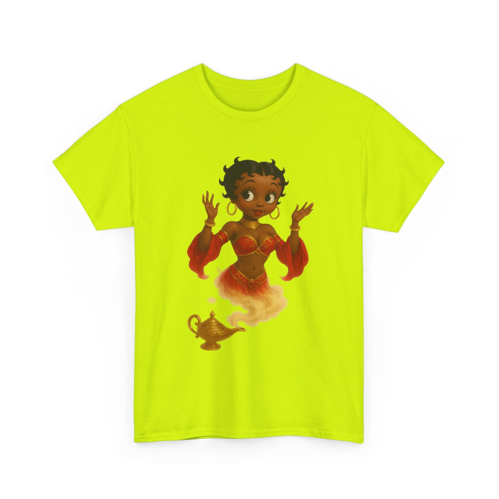 Magic Genie Unisex Heavy Cotton Tee - Whimsical Character Design