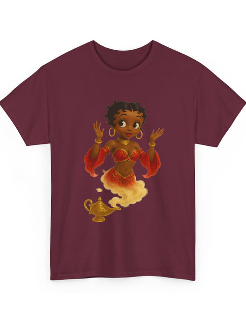 Load image into Gallery viewer, Magic Genie Unisex Heavy Cotton Tee - Whimsical Character Design
