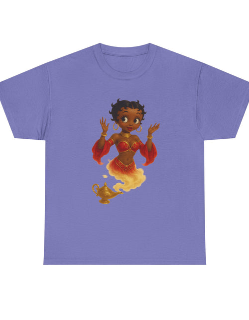 Load image into Gallery viewer, Magic Genie Unisex Heavy Cotton Tee - Whimsical Character Design
