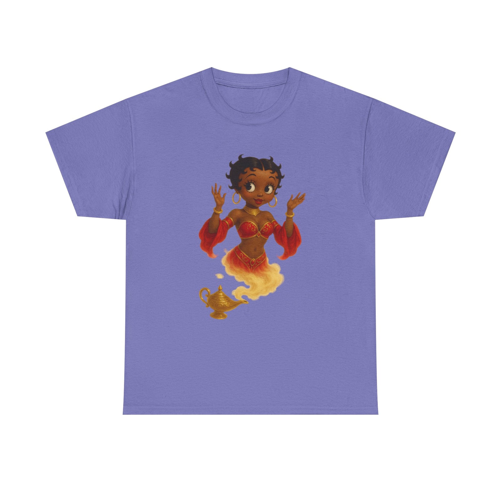Magic Genie Unisex Heavy Cotton Tee - Whimsical Character Design