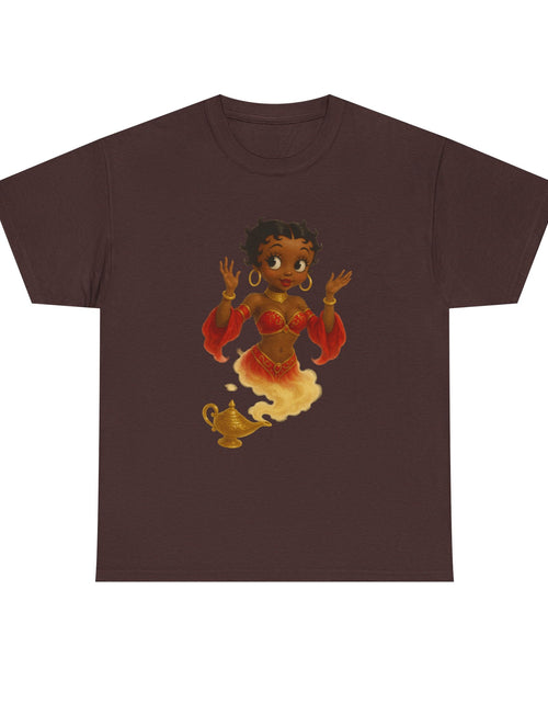 Load image into Gallery viewer, Magic Genie Unisex Heavy Cotton Tee - Whimsical Character Design
