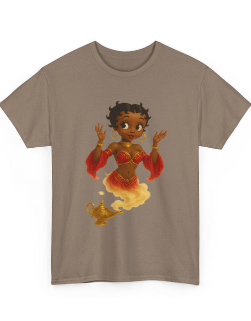 Load image into Gallery viewer, Magic Genie Unisex Heavy Cotton Tee - Whimsical Character Design
