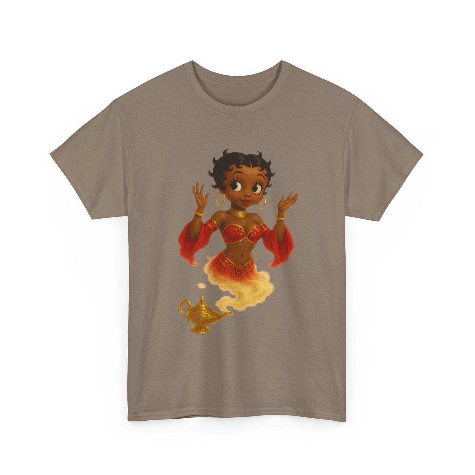 Magic Genie Unisex Heavy Cotton Tee - Whimsical Character Design
