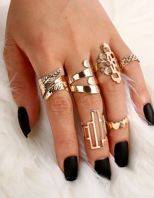 Load image into Gallery viewer, 6 Piece Combination Stackable Rings Set
