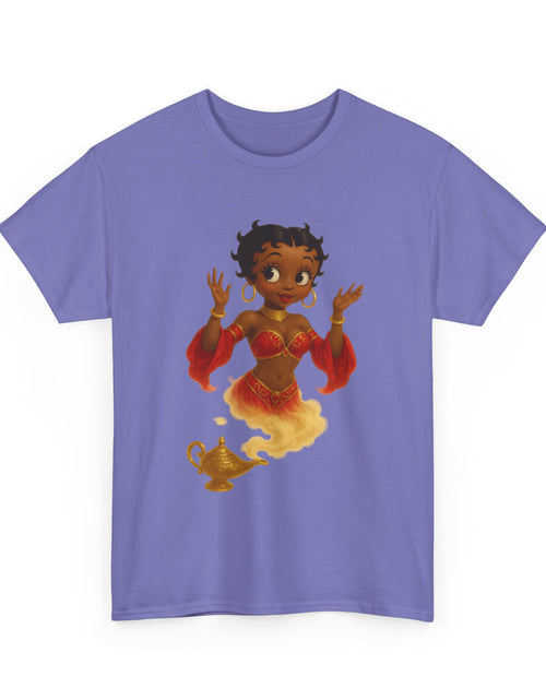 Load image into Gallery viewer, Magic Genie Unisex Heavy Cotton Tee - Whimsical Character Design
