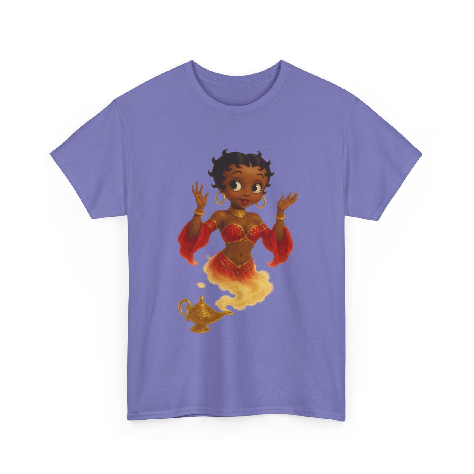 Magic Genie Unisex Heavy Cotton Tee - Whimsical Character Design