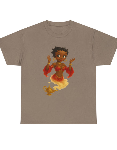 Load image into Gallery viewer, Magic Genie Unisex Heavy Cotton Tee - Whimsical Character Design
