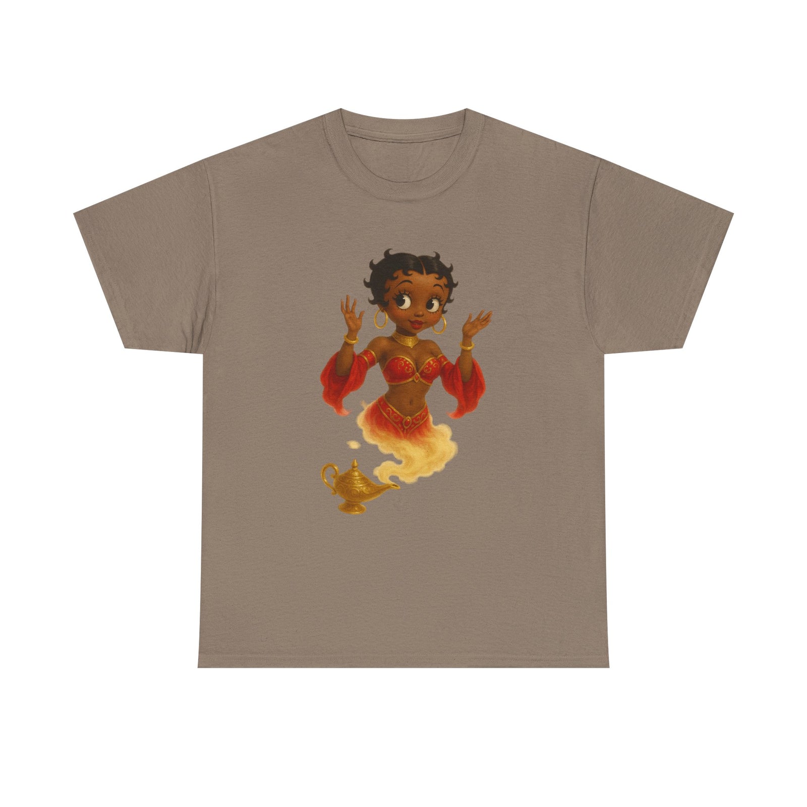 Magic Genie Unisex Heavy Cotton Tee - Whimsical Character Design
