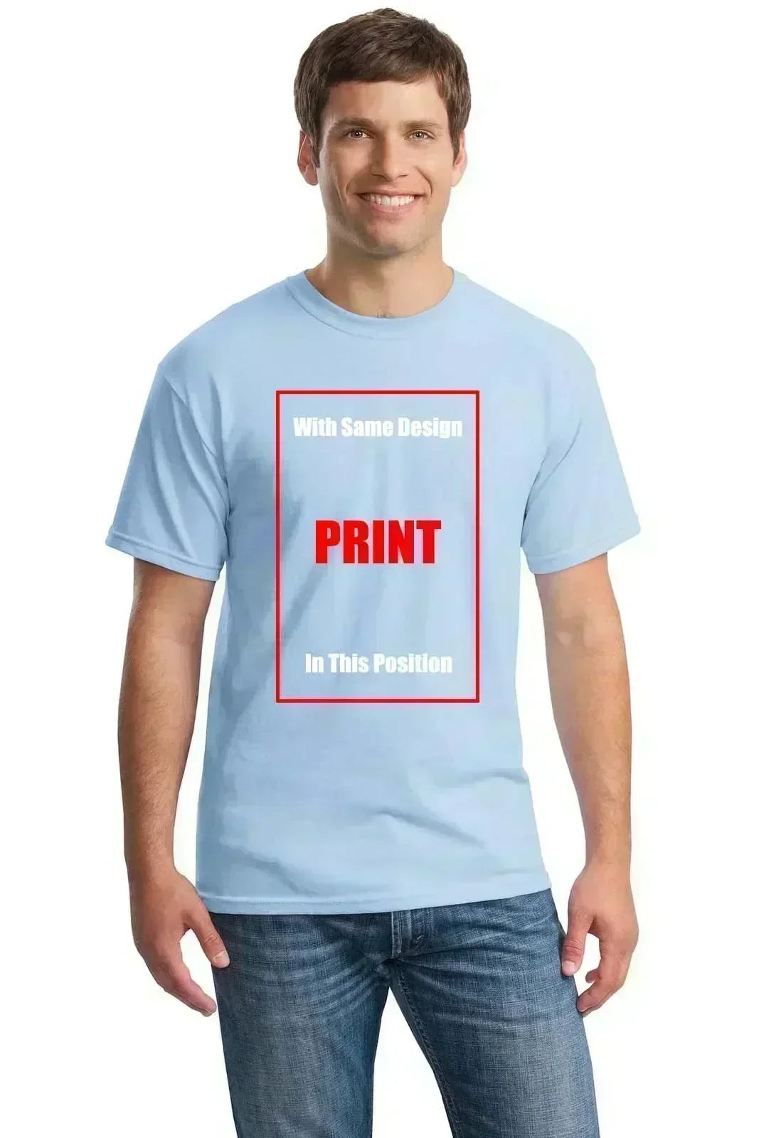 Control Guns Not Girls (Blue Version) Tee