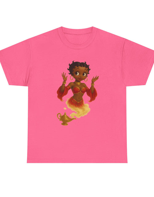 Load image into Gallery viewer, Magic Genie Unisex Heavy Cotton Tee - Whimsical Character Design
