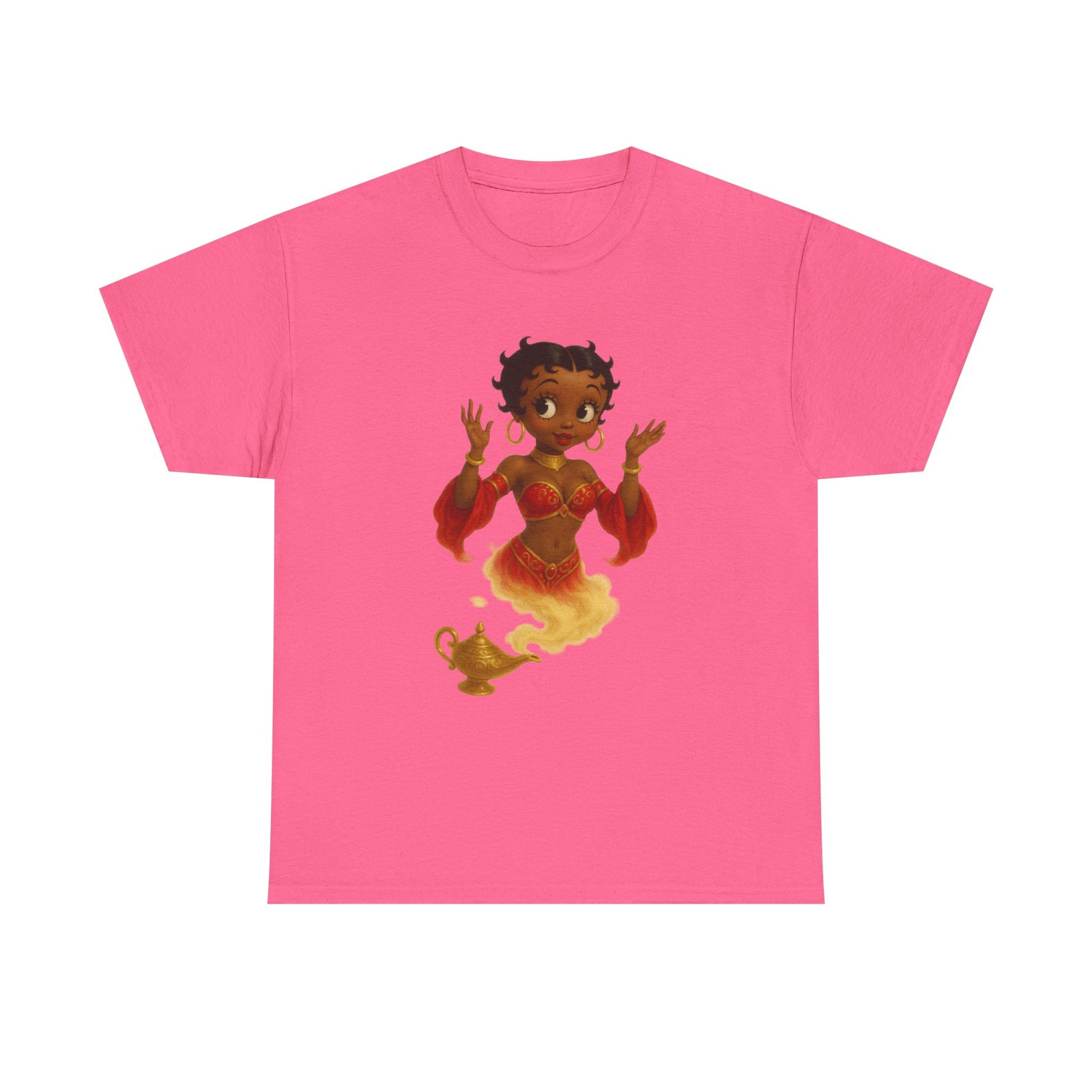 Magic Genie Unisex Heavy Cotton Tee - Whimsical Character Design