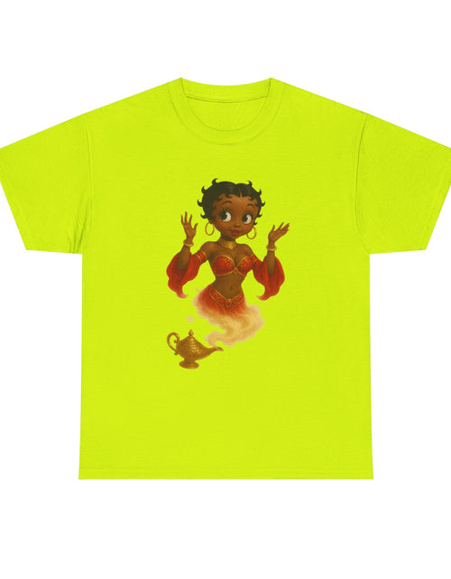 Load image into Gallery viewer, Magic Genie Unisex Heavy Cotton Tee - Whimsical Character Design
