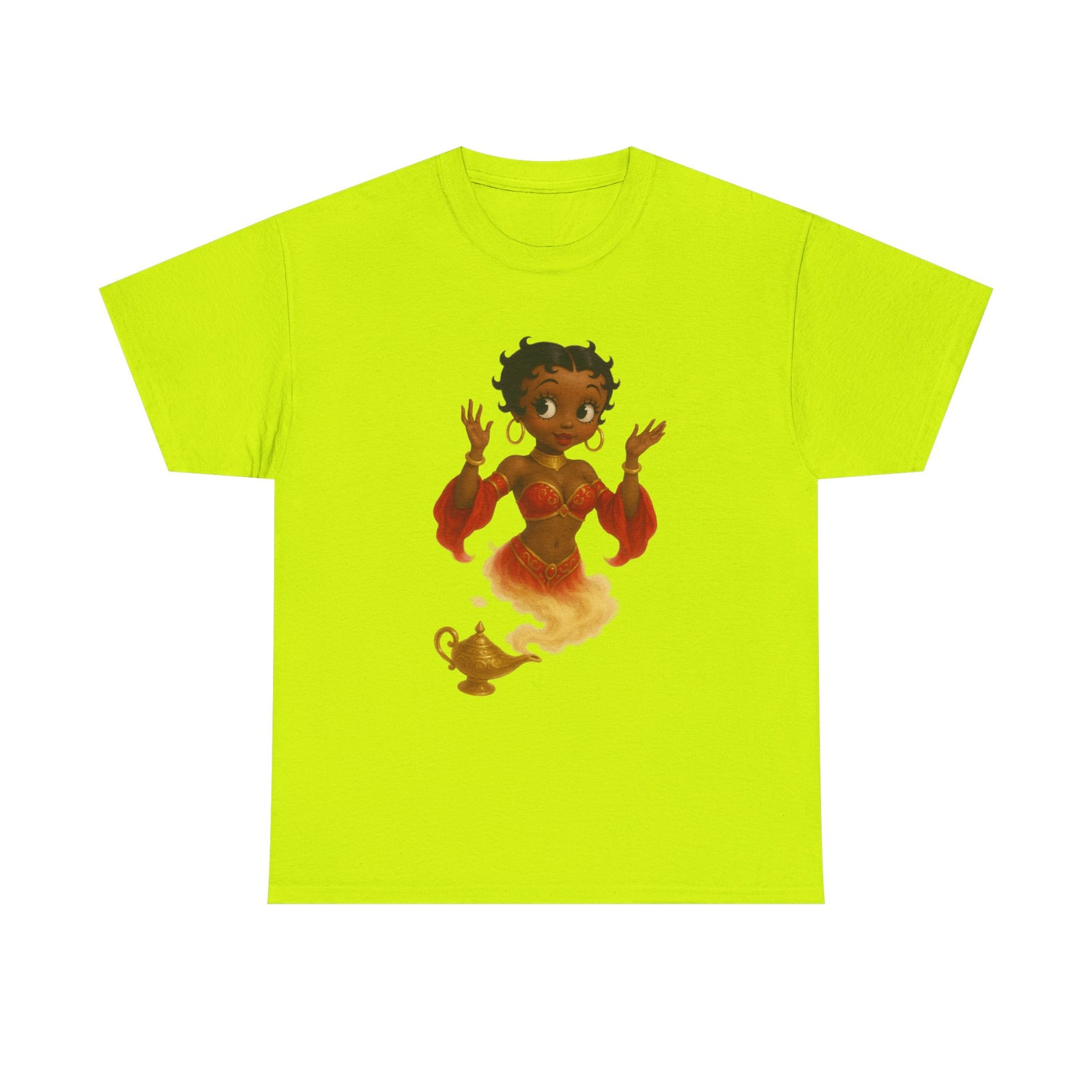 Magic Genie Unisex Heavy Cotton Tee - Whimsical Character Design