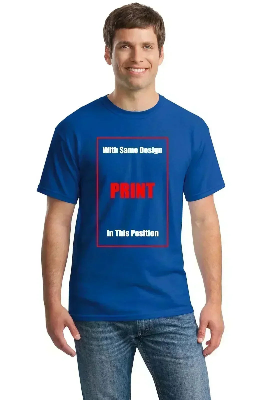 Control Guns Not Girls (Blue Version) Tee