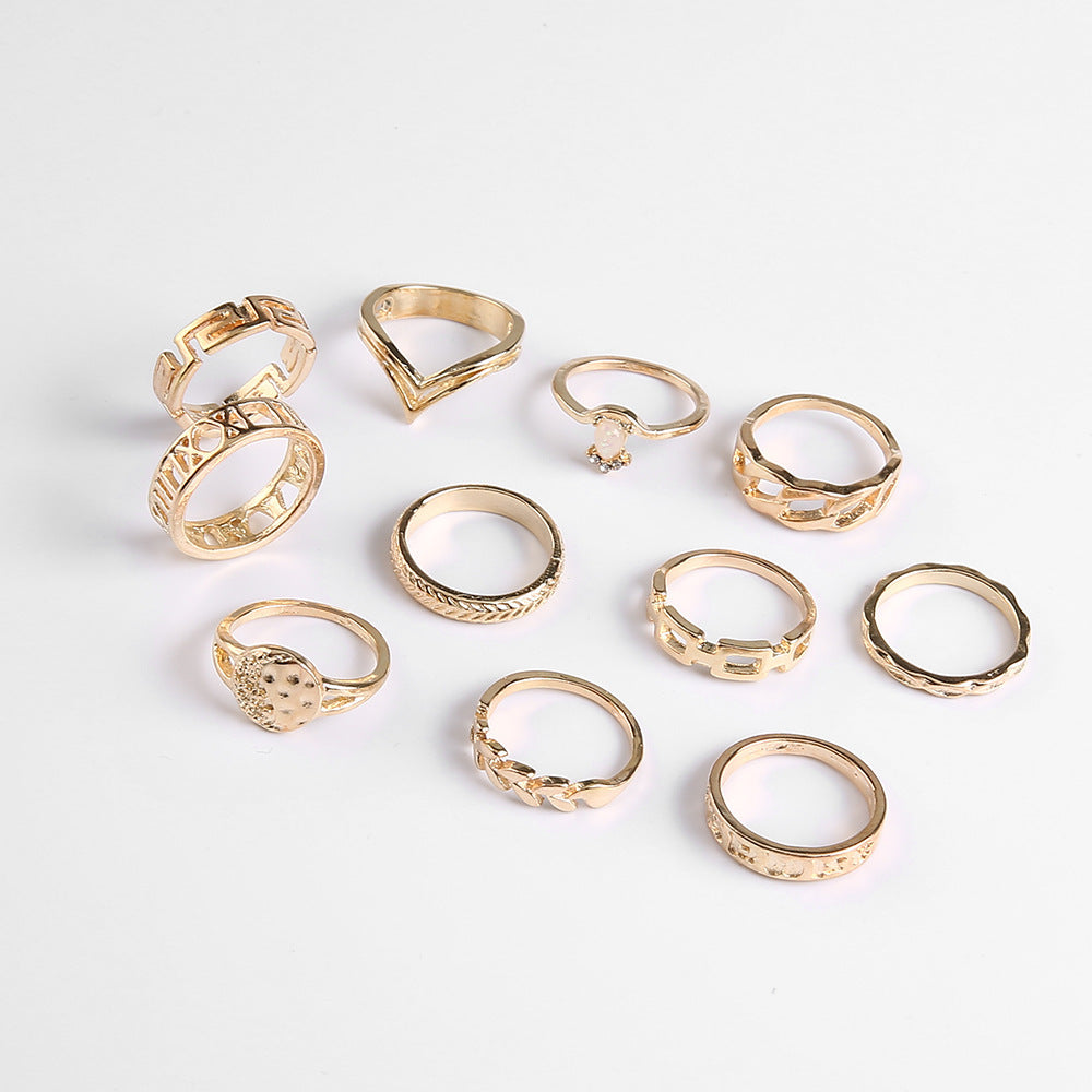 6 Piece Combination Stackable Rings Set
