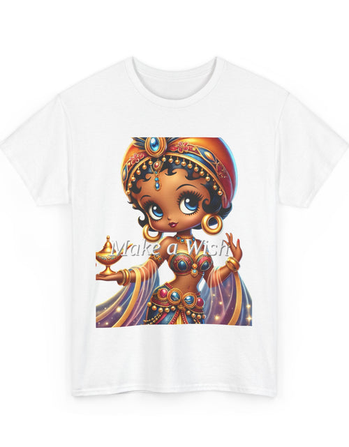 Load image into Gallery viewer, Whimsical Unisex Heavy Cotton Tee - &quot;Awake a Wish&quot; Design
