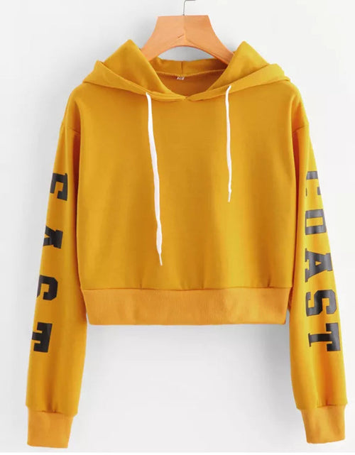 Load image into Gallery viewer, Woman&#39;s Pullover Crop Top Sweatshirt
