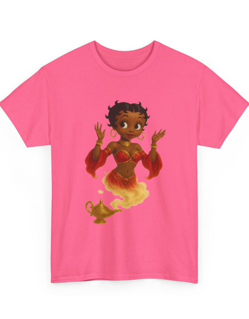 Load image into Gallery viewer, Magic Genie Unisex Heavy Cotton Tee - Whimsical Character Design
