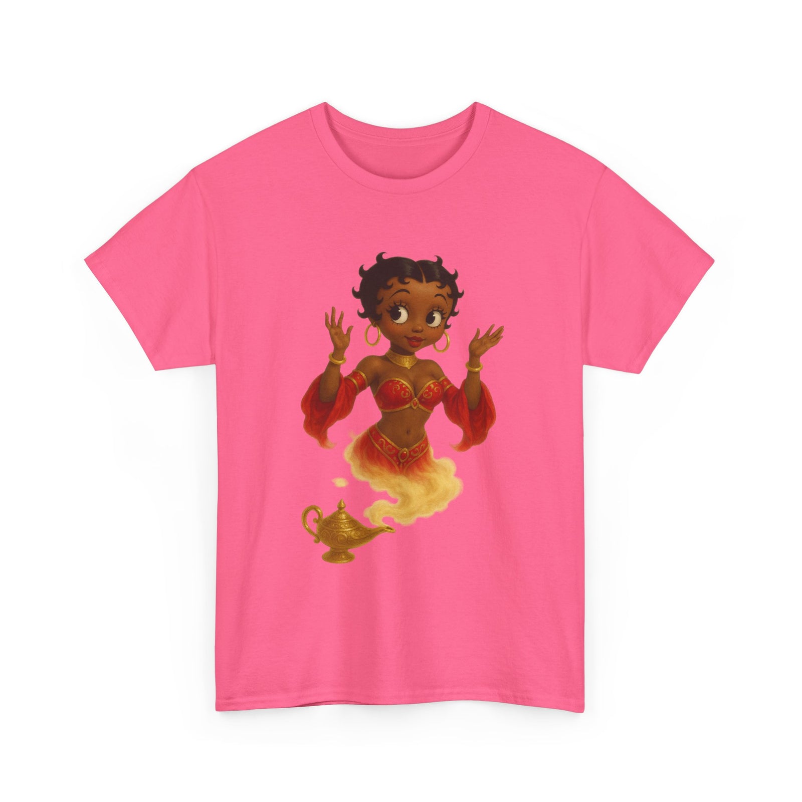 Magic Genie Unisex Heavy Cotton Tee - Whimsical Character Design