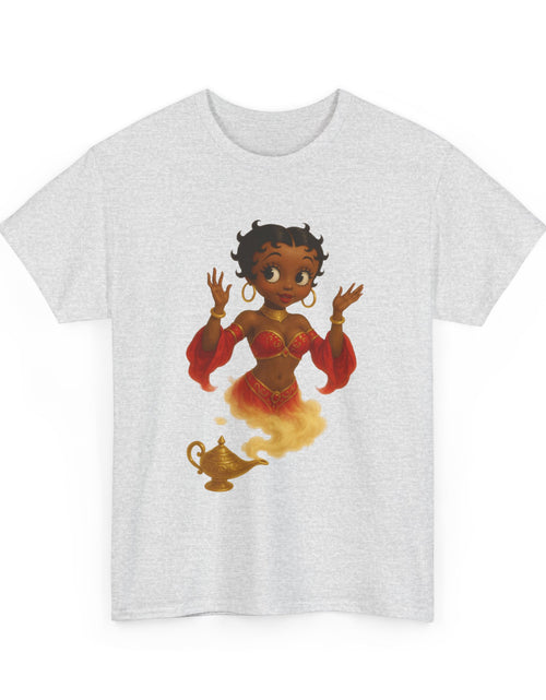 Load image into Gallery viewer, Magic Genie Unisex Heavy Cotton Tee - Whimsical Character Design
