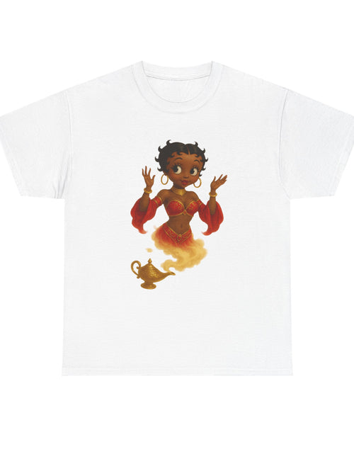 Load image into Gallery viewer, Magic Genie Unisex Heavy Cotton Tee - Whimsical Character Design
