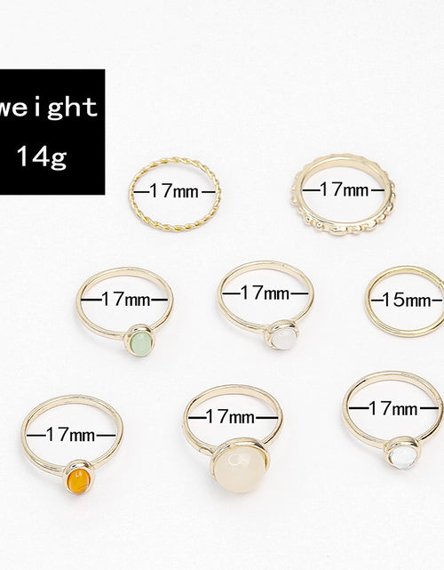 Load image into Gallery viewer, 6 Piece Combination Stackable Rings Set
