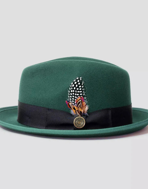 Load image into Gallery viewer, Men&#39;s Bowknot Ribbon Felt Billycock Hat
