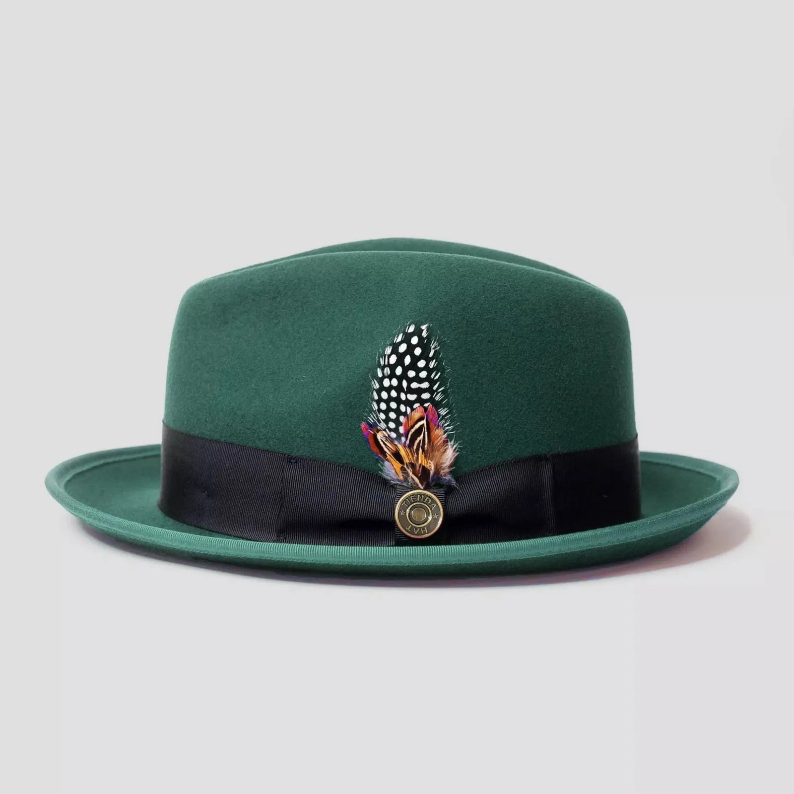 Men's Bowknot Ribbon Felt Billycock Hat