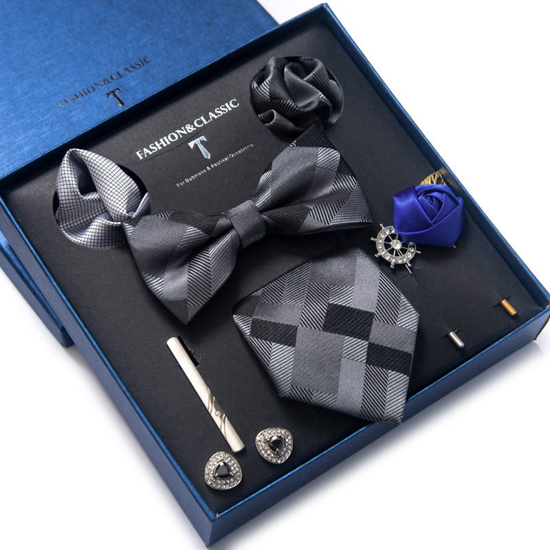 Men's 8-piece Formal Tie Set