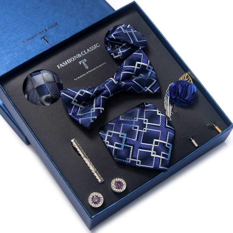 Men's 8-piece Formal Tie Set