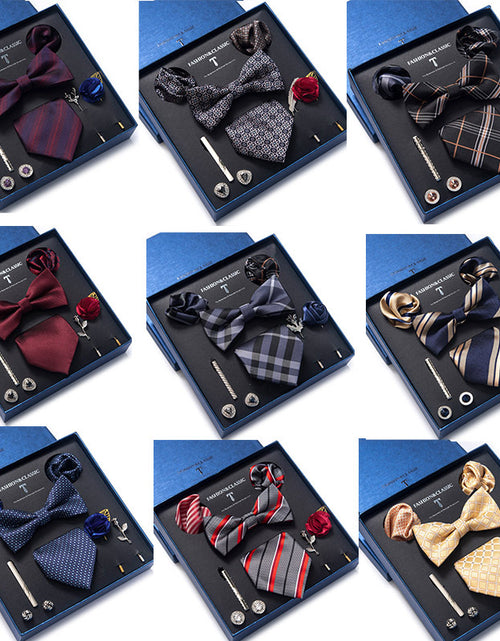 Load image into Gallery viewer, Men&#39;s 8-piece Formal Tie Set
