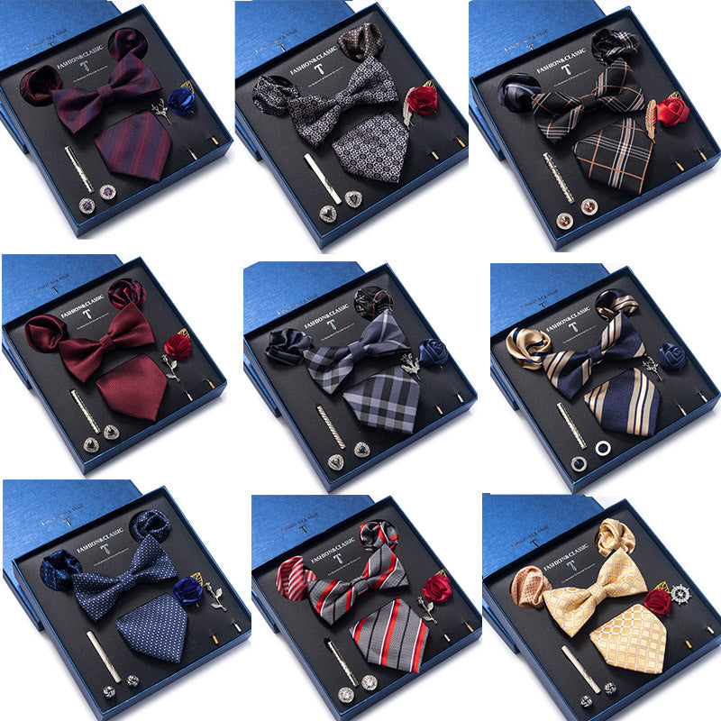 Men's 8-piece Formal Tie Set