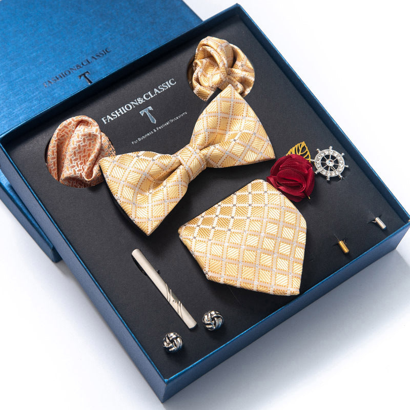 Men's 8-piece Formal Tie Set