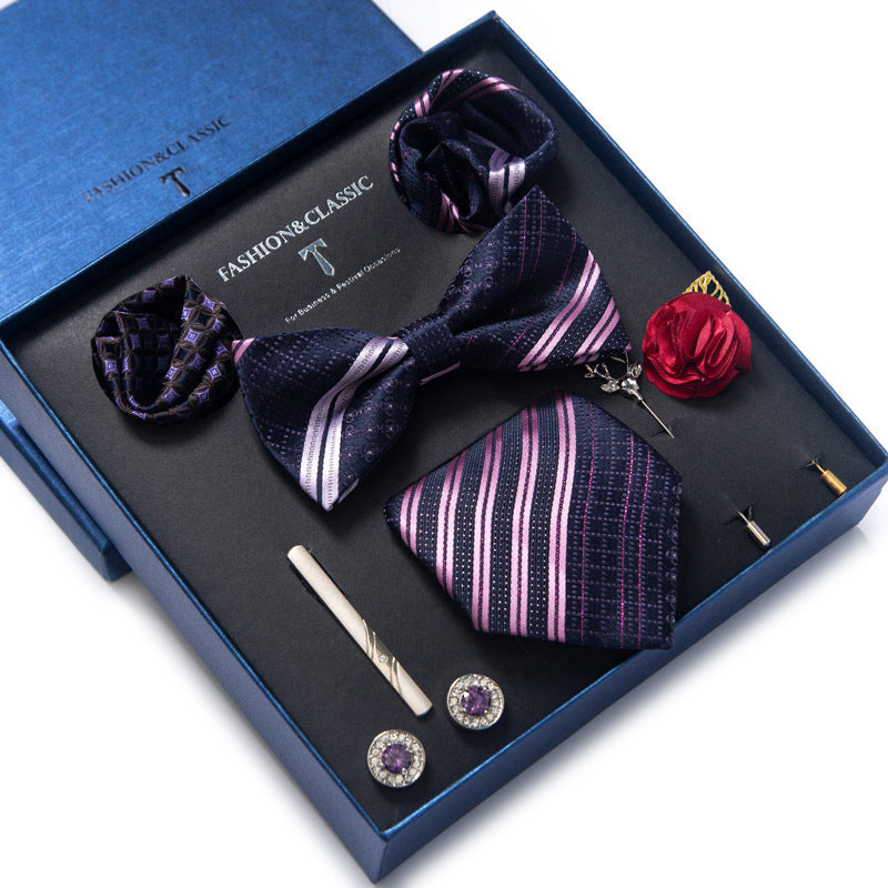 Men's 8-piece Formal Tie Set