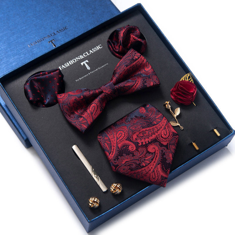 Men's 8-piece Formal Tie Set