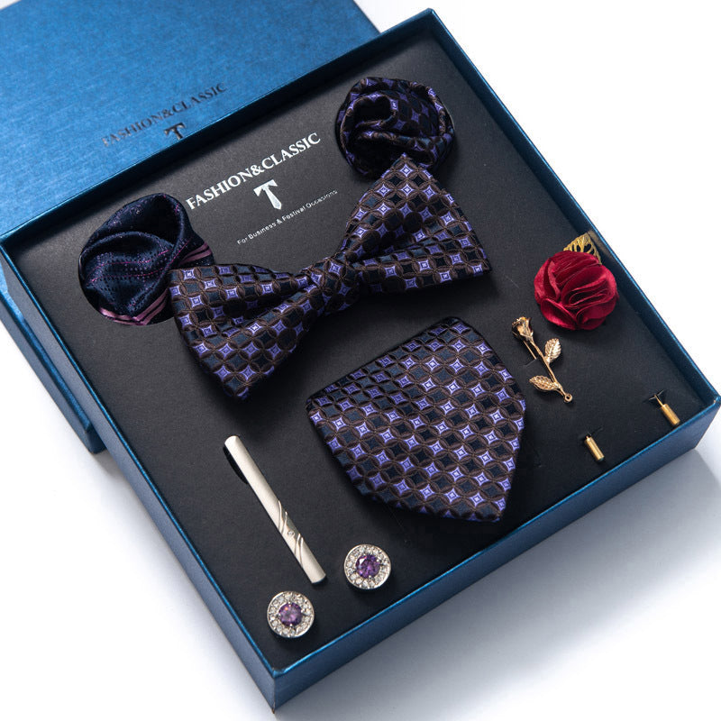 Men's 8-piece Formal Tie Set