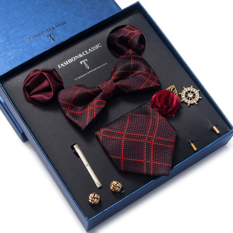 Men's 8-piece Formal Tie Set