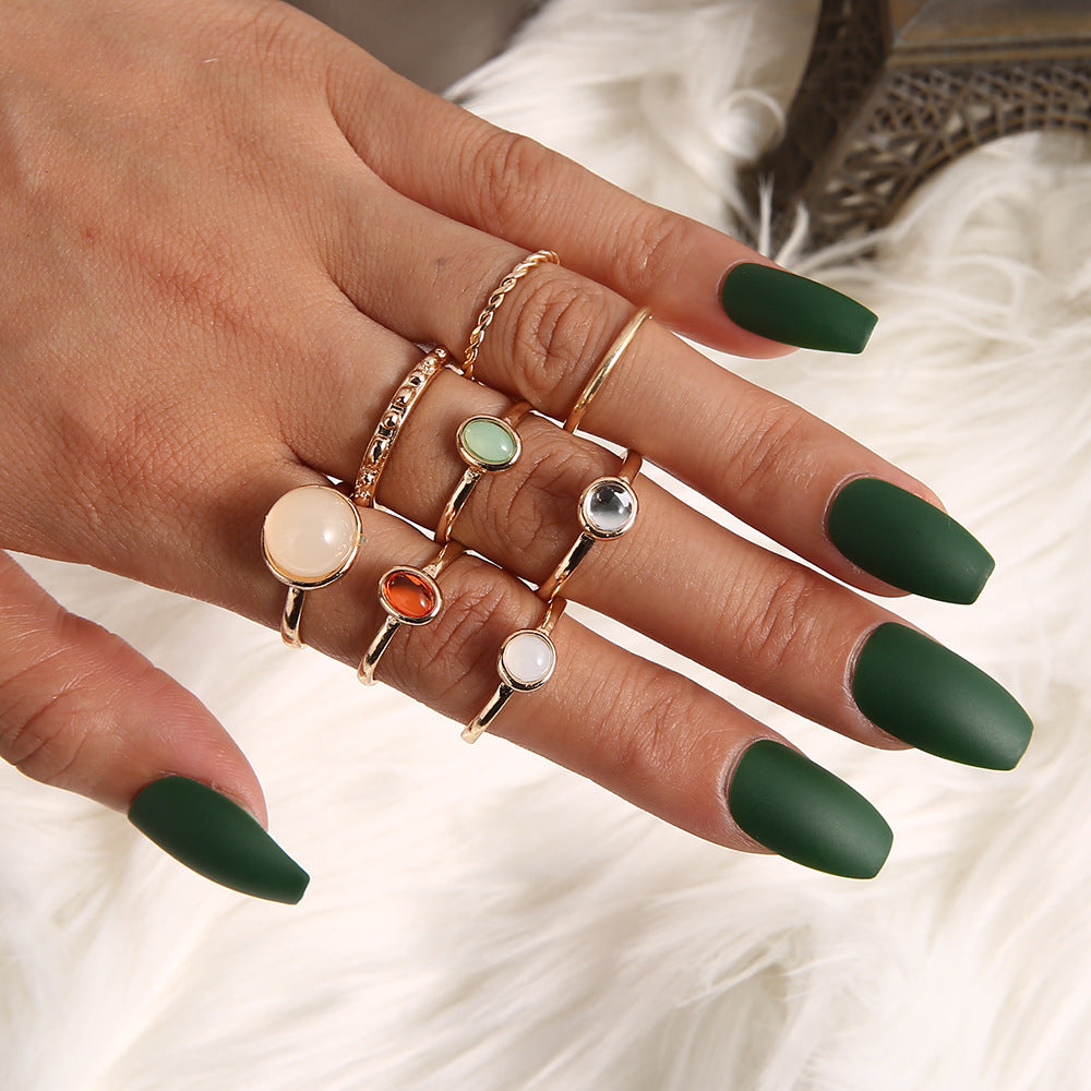 6 Piece Combination Stackable Rings Set