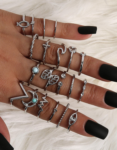 Load image into Gallery viewer, 6 Piece Combination Stackable Rings Set
