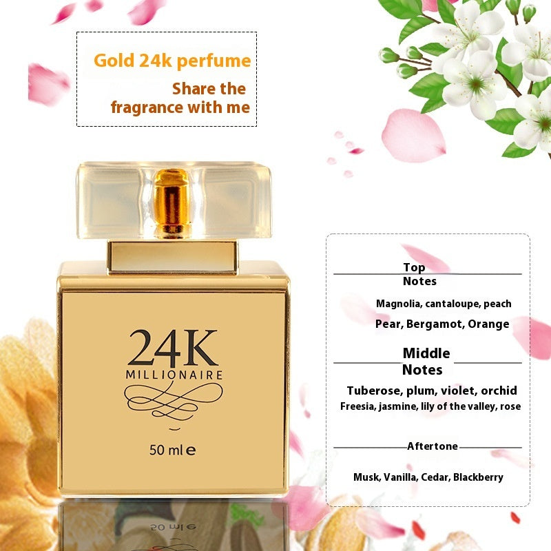 24K Millionaire Lasting Woman's Fragrance Perfume