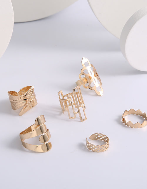 Load image into Gallery viewer, 6 Piece Combination Stackable Rings Set
