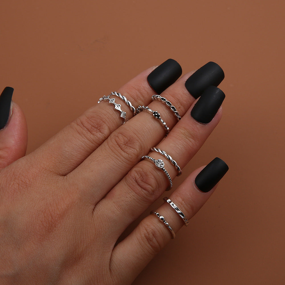 6 Piece Combination Stackable Rings Set