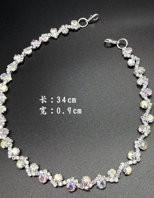 Load image into Gallery viewer, Light Luxury Sparkling Diamond Collar Necklace
