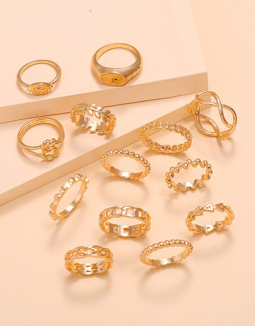 Load image into Gallery viewer, 6 Piece Combination Stackable Rings Set
